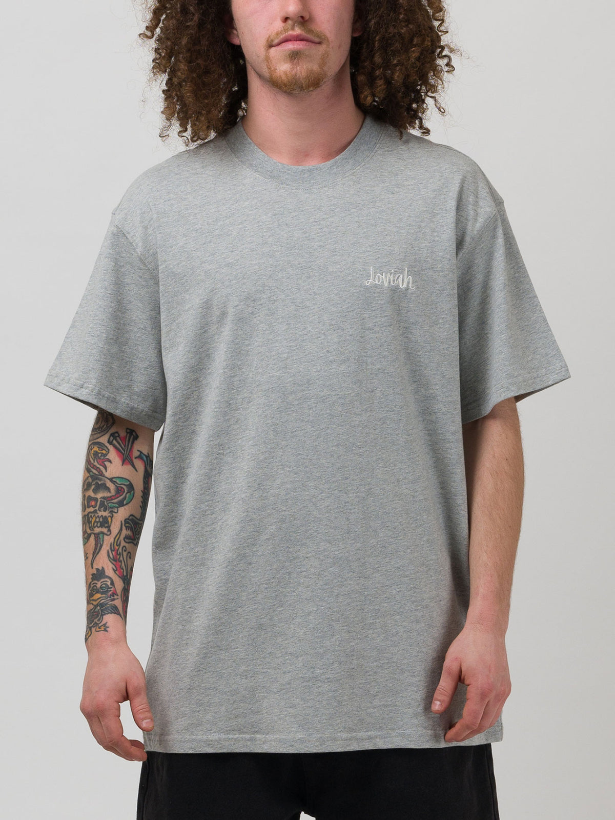 SIGNATURE T-SHIRT HEATHER GREY | HEATHER GREY