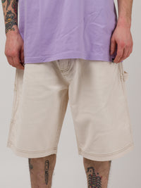 CORD SHORTS Off White