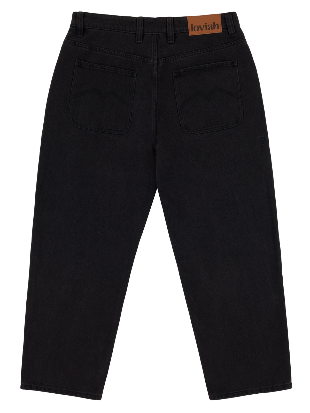 1990 BAGGY 5 POCKET DENIM PANTS | BLACK WASH DENIM