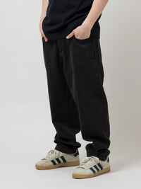 1990 BAGGY 5 POCKET DENIM PANTS | BLACK WASH DENIM