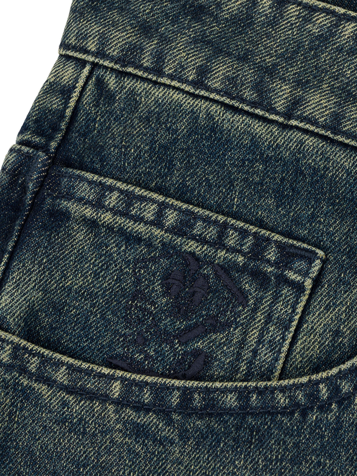 1990 BAGGY 5 POCKET DENIM PANTS | PINE ENZYME WASH