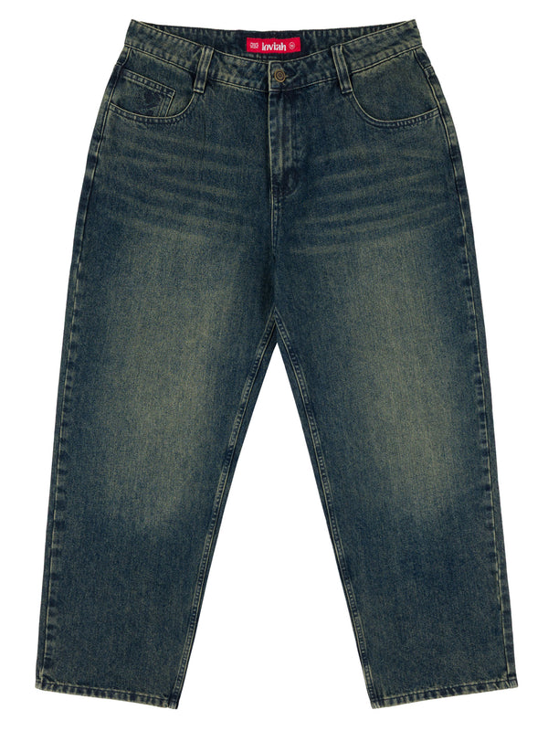 1990 BAGGY 5 POCKET DENIM PANTS | PINE ENZYME WASH