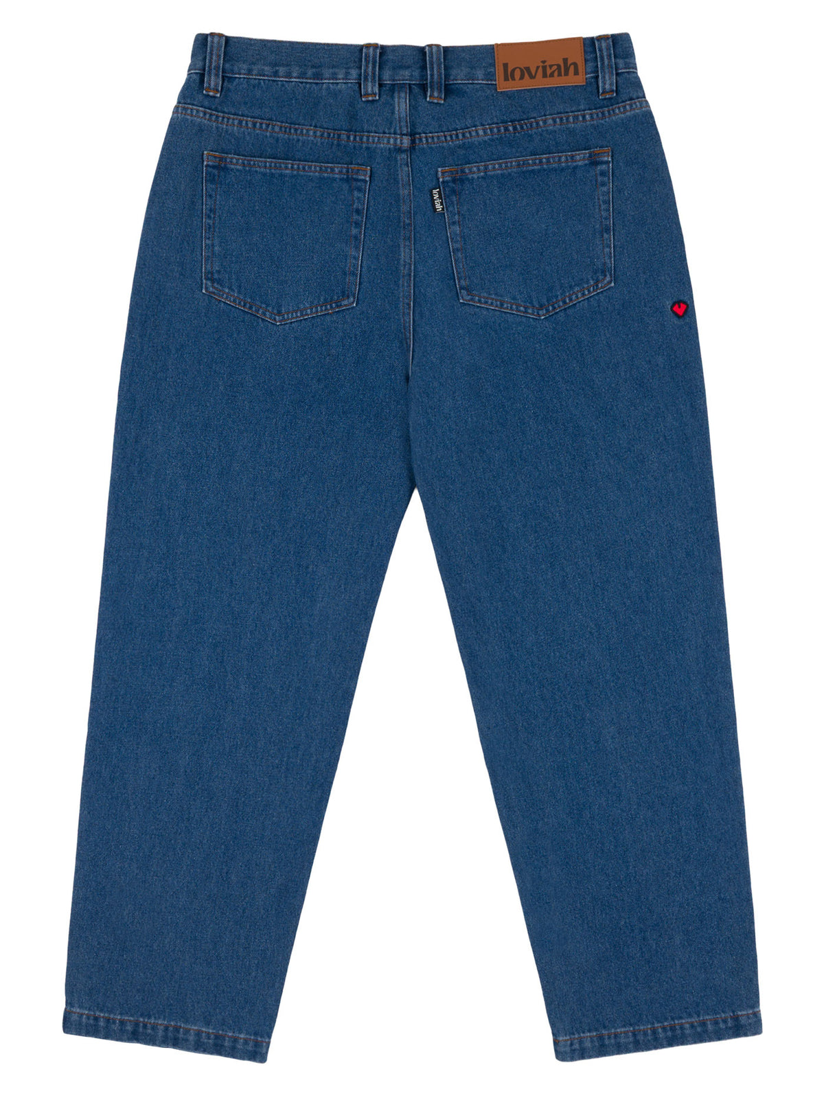 OG BAGGY 5 POCKET DENIM PANTS | Medium Indigo Wash