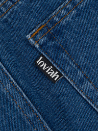 OG BAGGY 5 POCKET DENIM PANTS | Medium Indigo Wash