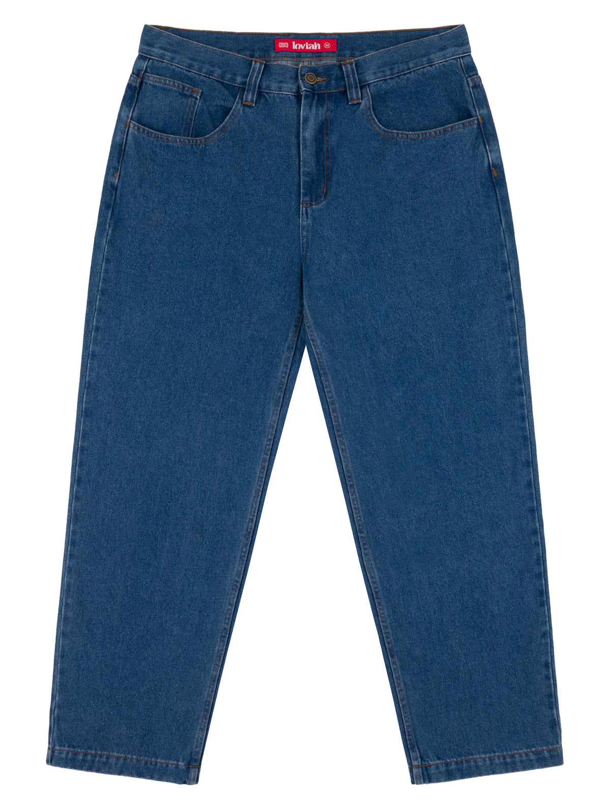 OG BAGGY 5 POCKET DENIM PANTS | Medium Indigo Wash