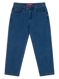 OG BAGGY 5 POCKET DENIM PANTS | Medium Indigo Wash