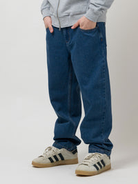 OG BAGGY 5 POCKET DENIM PANTS | Medium Indigo Wash