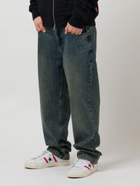 OG BAGGY 5 POCKET DENIM PANTS | PINE ENZYME WASH