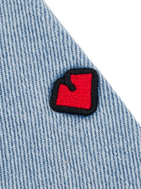 OG BAGGY 5 POCKET DENIM PANTS | WHITE BLUE WASH