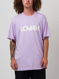 OVERLAP T-SHIRT VIOLET