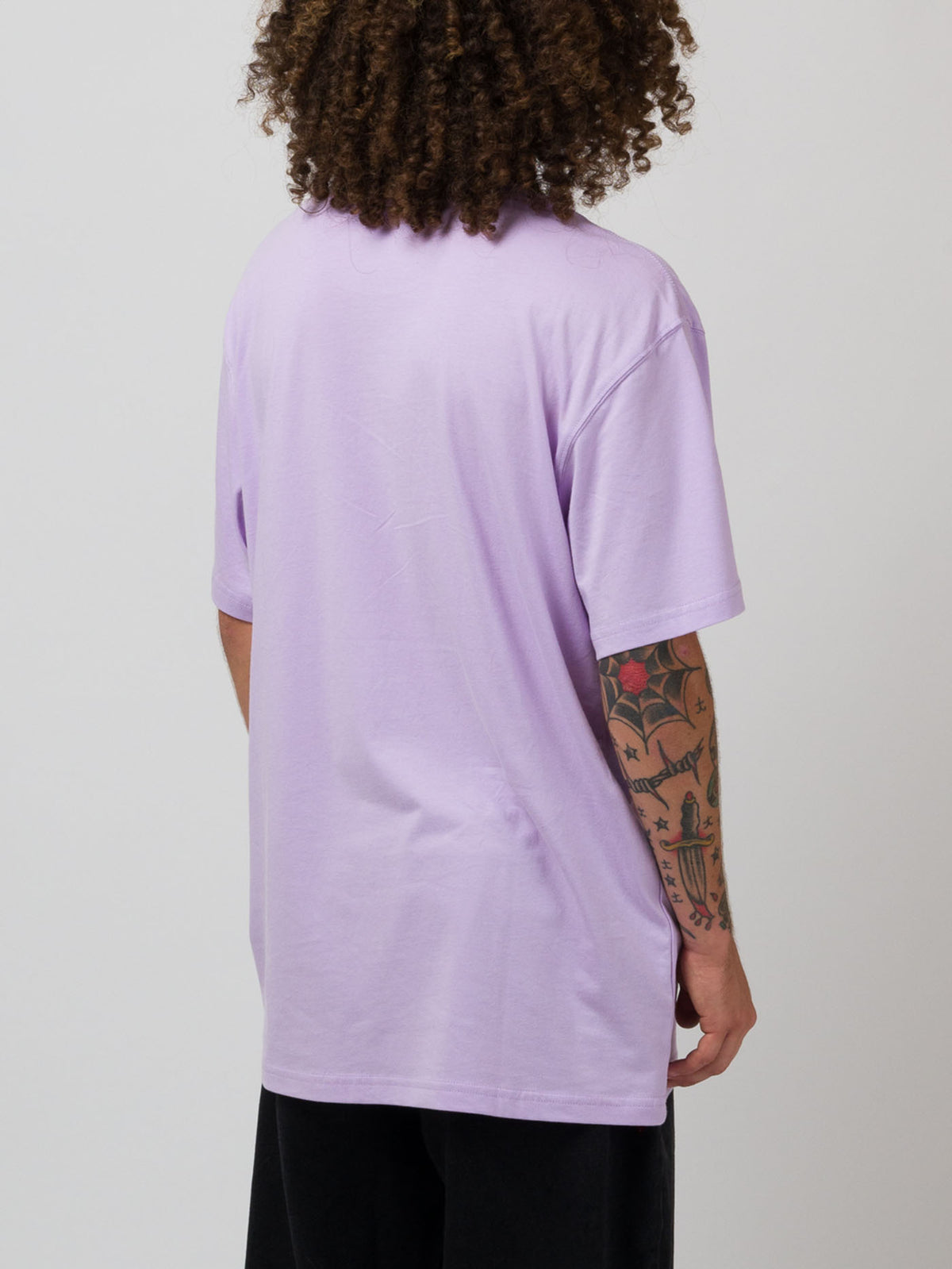 OVERLAP T-SHIRT VIOLET