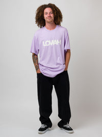 OVERLAP T-SHIRT VIOLET