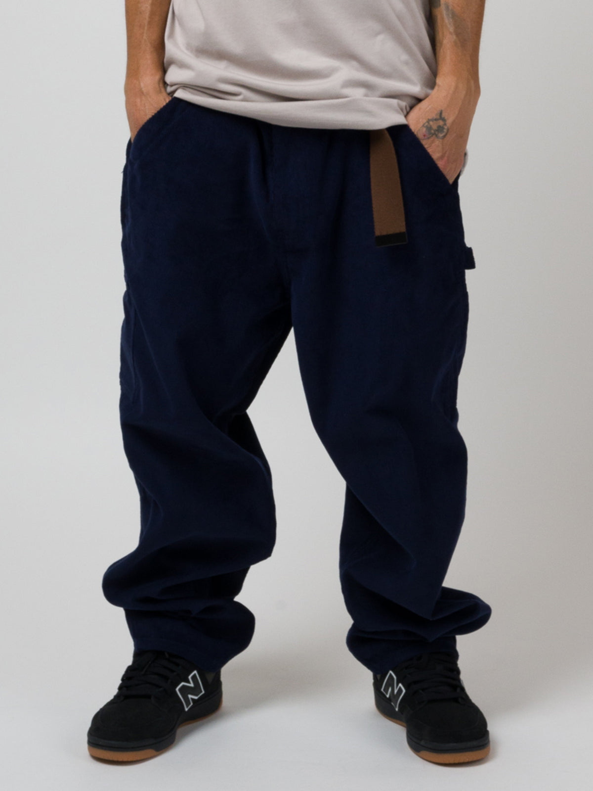 CORD CARPENTER PANTS NAVY