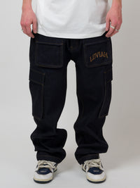 ULTIMATE CARGO PANTS RAW INDIGO