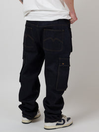 ULTIMATE CARGO PANTS RAW INDIGO