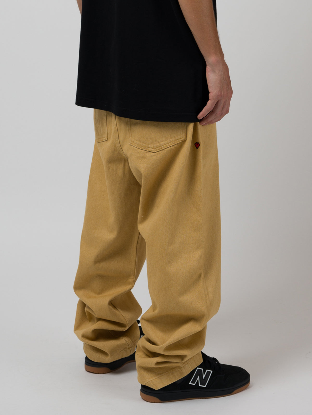 5 POCKET DENIM PANTS BEIGE