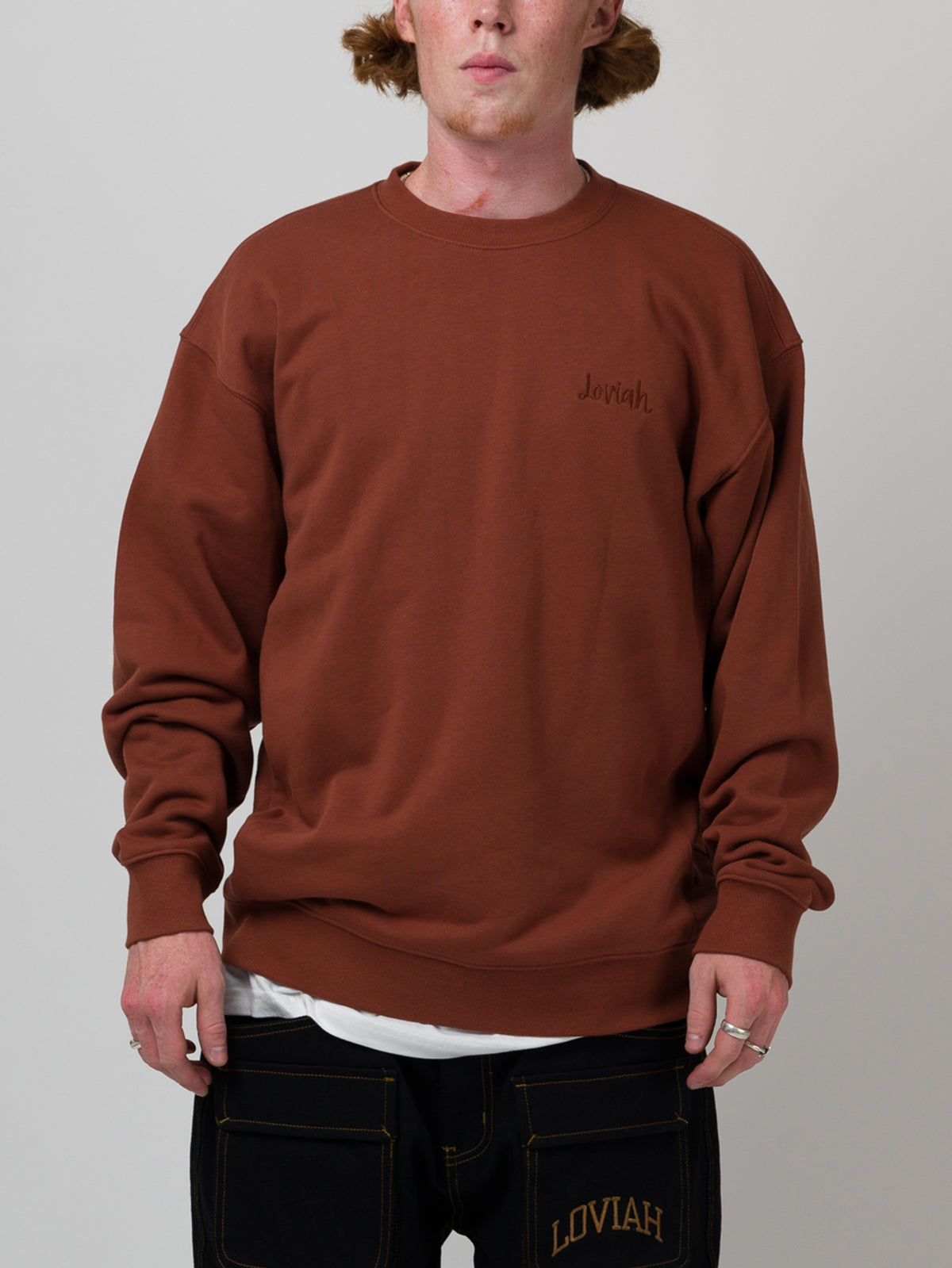 BASIC CREWNECK RUST