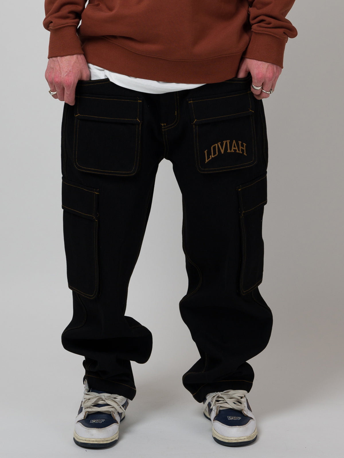 ULTIMATE CARGO PANTS RAW BLACK