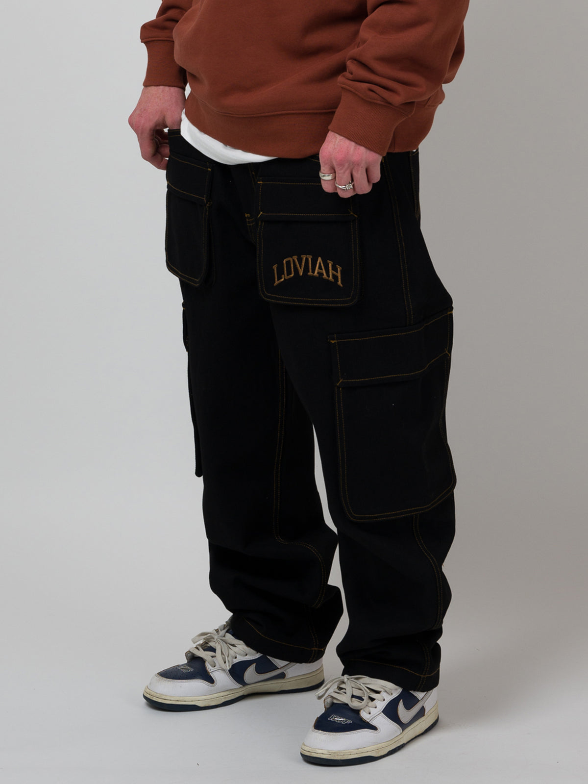 ULTIMATE CARGO PANTS RAW BLACK