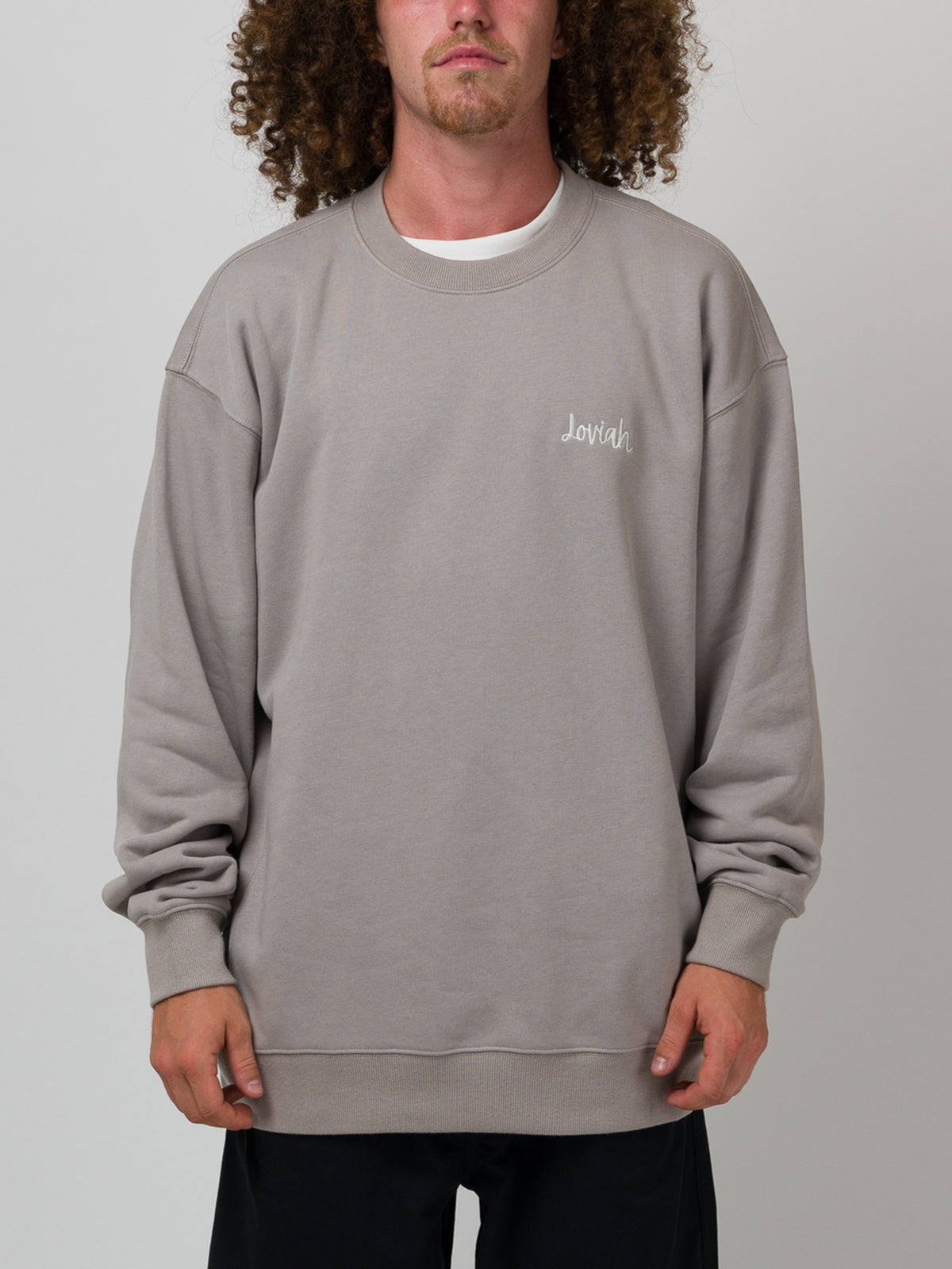 BASIC CREWNECK CEMENT