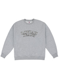 JEANS CREWNECK Heather Grey