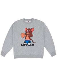 JERRY CREWNECK Heather Grey