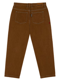 5 POCKET DENIM PANTS Brown/Baby Blue