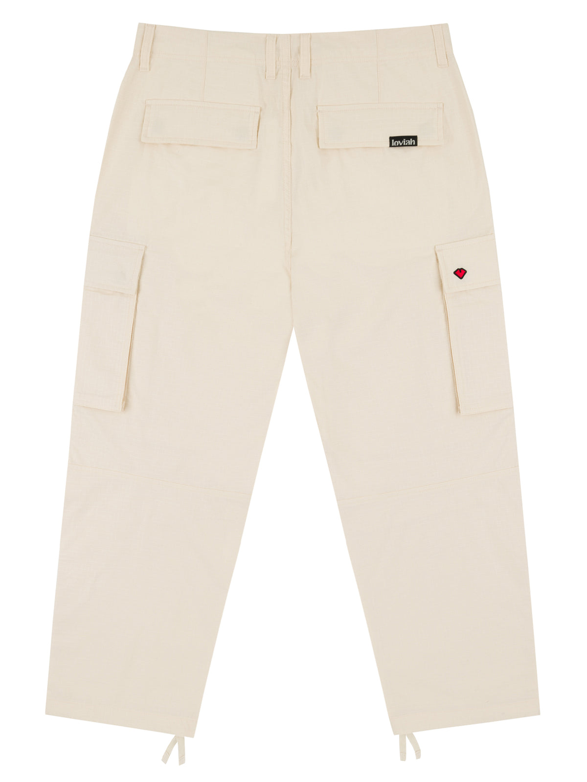 RIPSTOP CARGO PANTS White