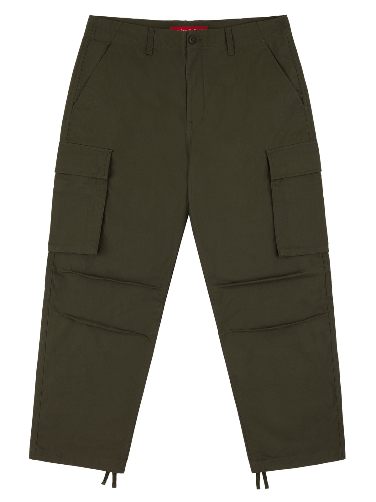 RIPSTOP CARGO PANTS DARK GREEN