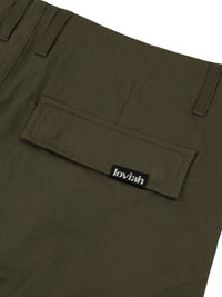 RIPSTOP CARGO PANTS DARK GREEN