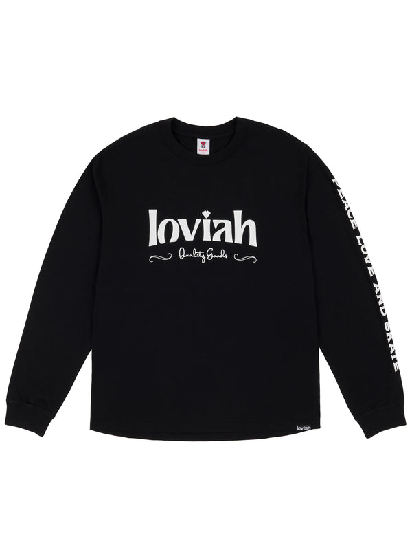 Loviah Quality Goods Long Sleeve T-Shirt Black