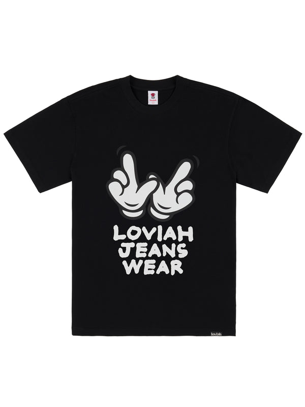 Loviah Hands T-Shirt Black