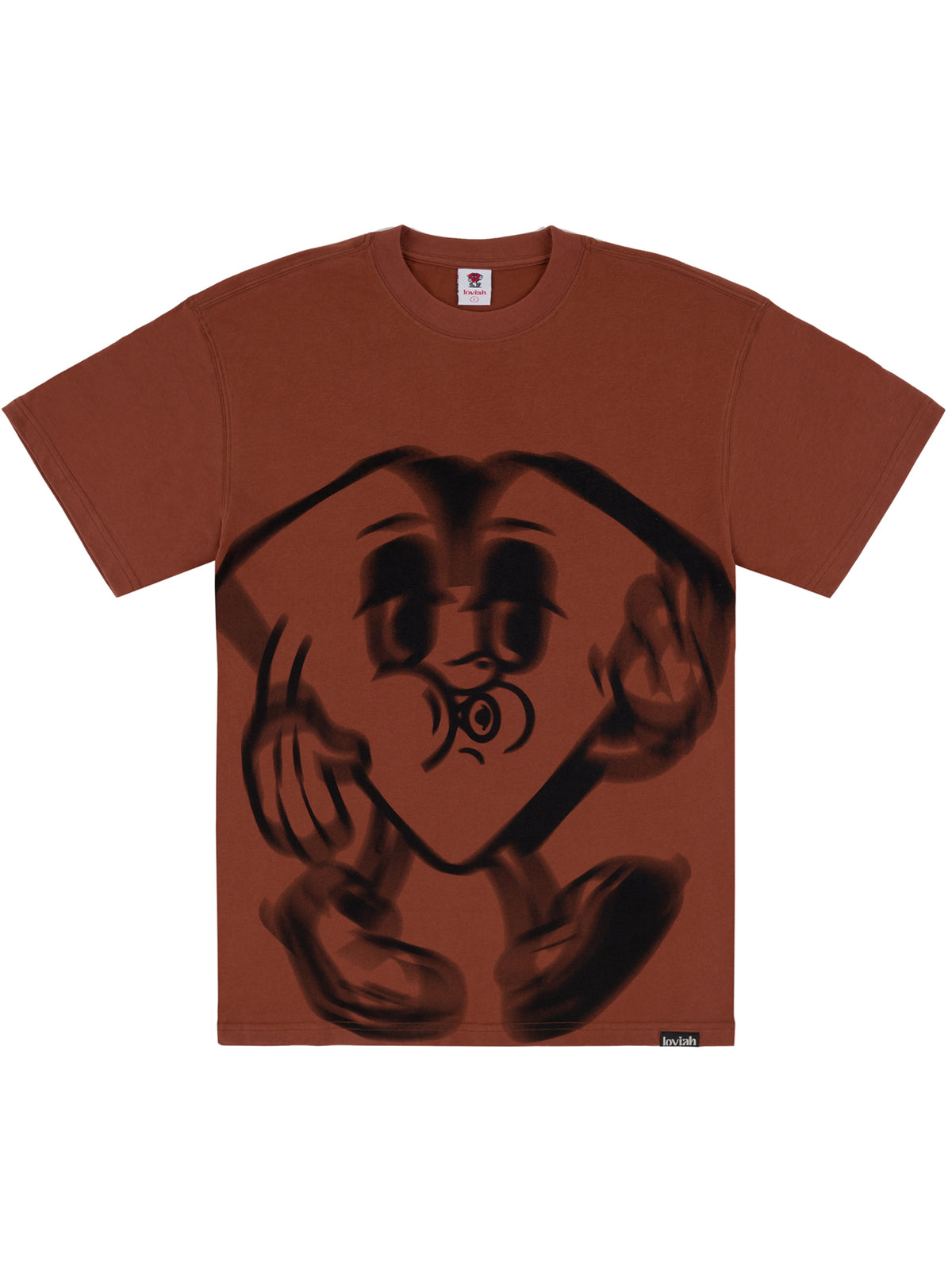 BLUR T-SHIRT RUST