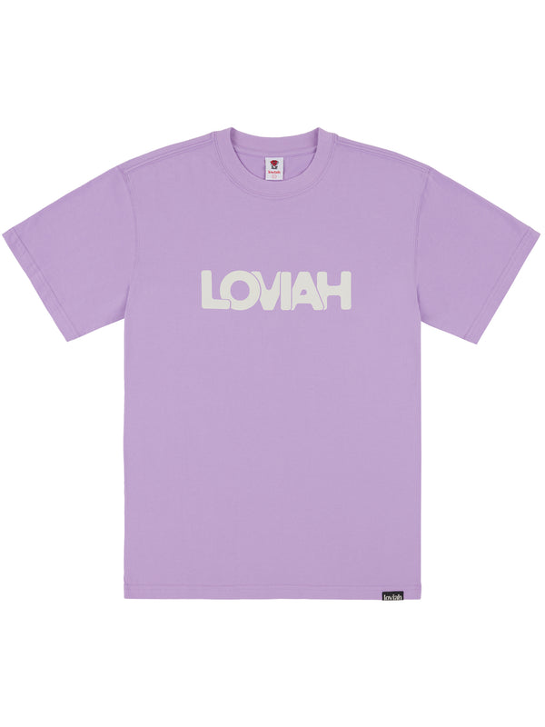 OVERLAP T-SHIRT VIOLET