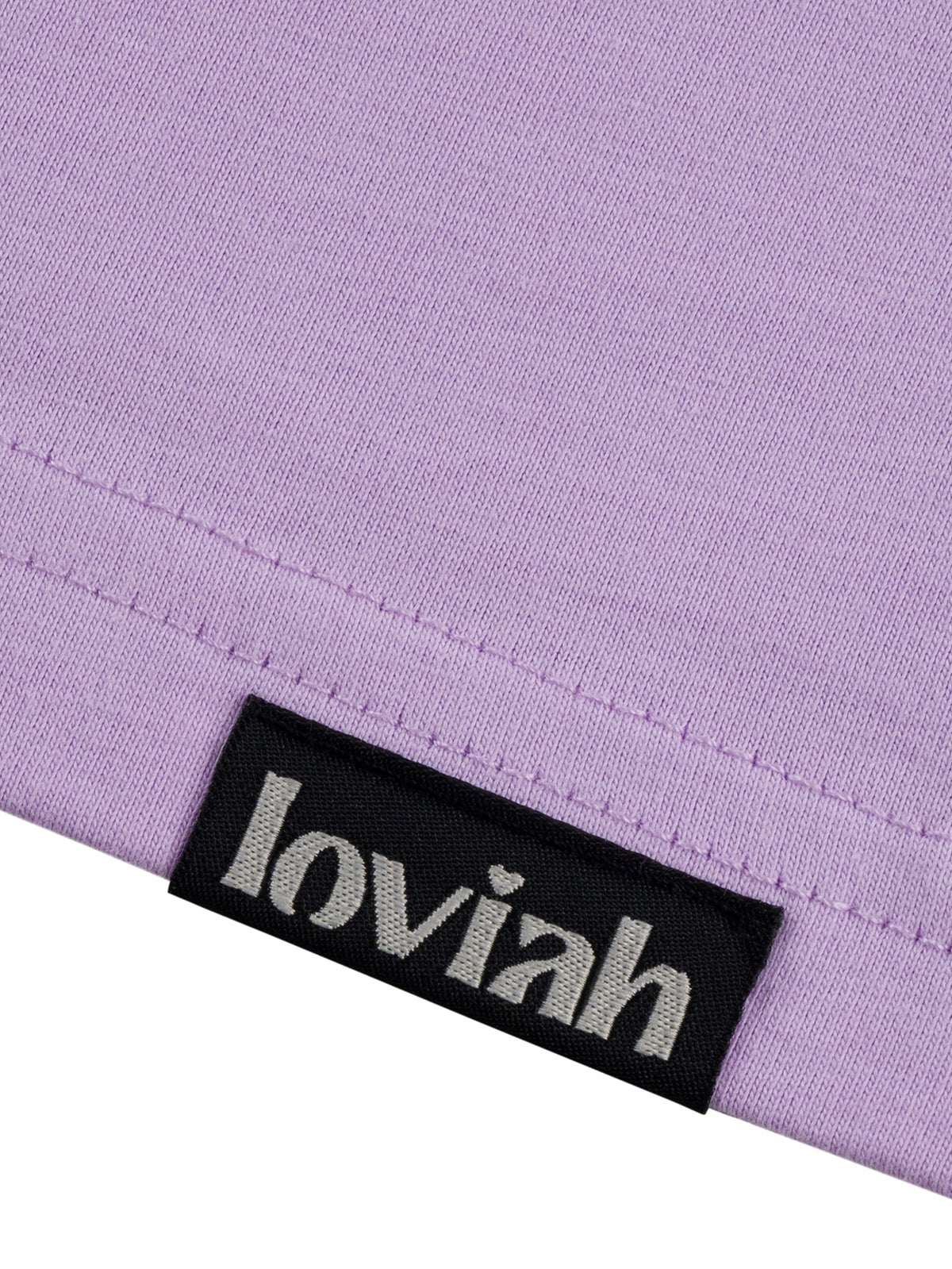 OVERLAP T-SHIRT VIOLET