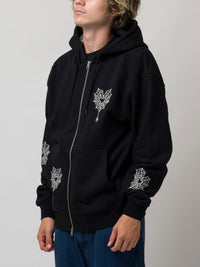 SPIDERMAN ZIP HOODY | BLACK