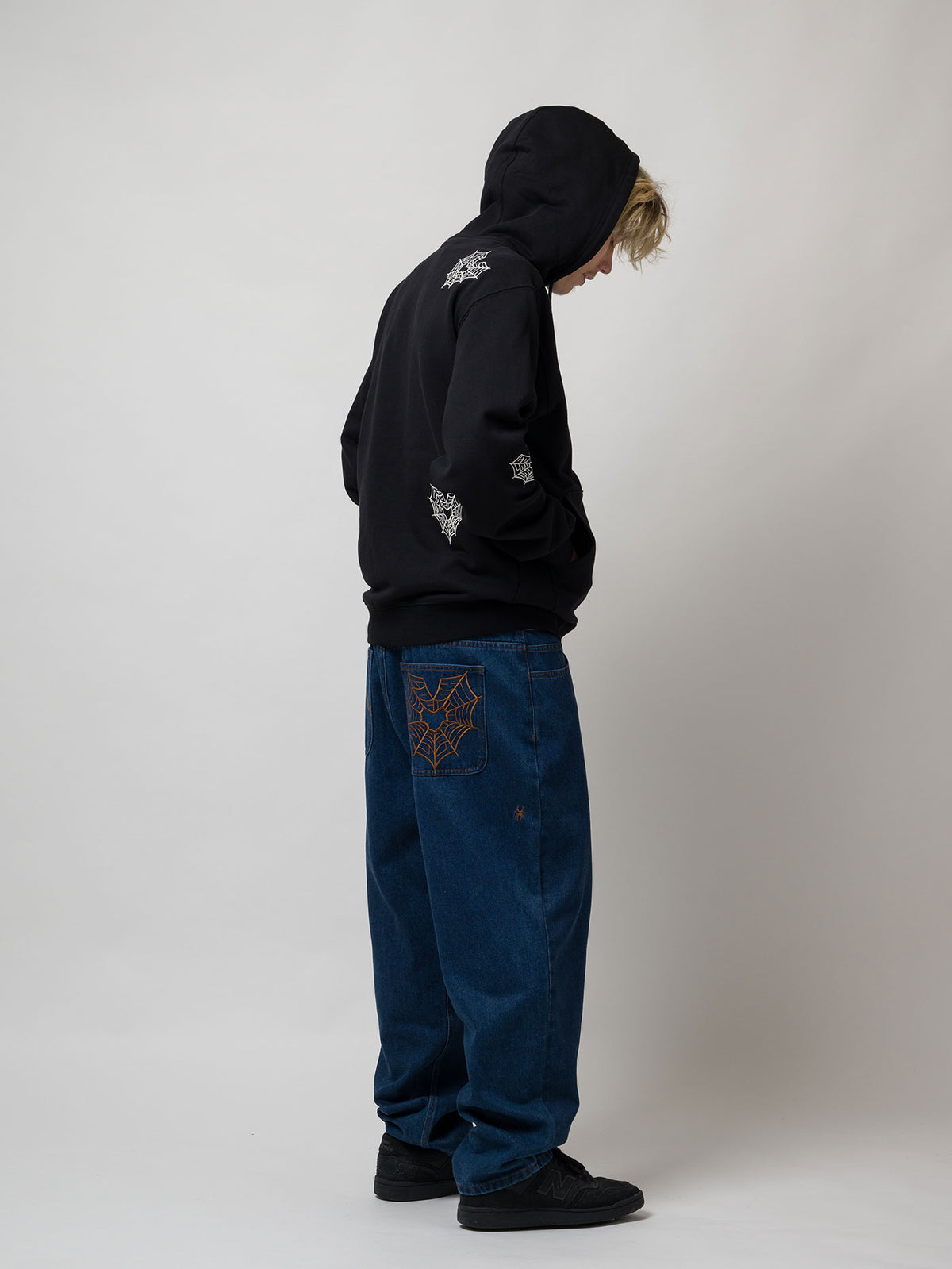 SPIDERMAN ZIP HOODY | BLACK