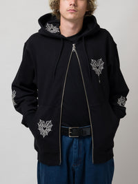 SPIDERMAN ZIP HOODY | BLACK
