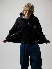 SPIDERMAN ZIP HOODY | BLACK