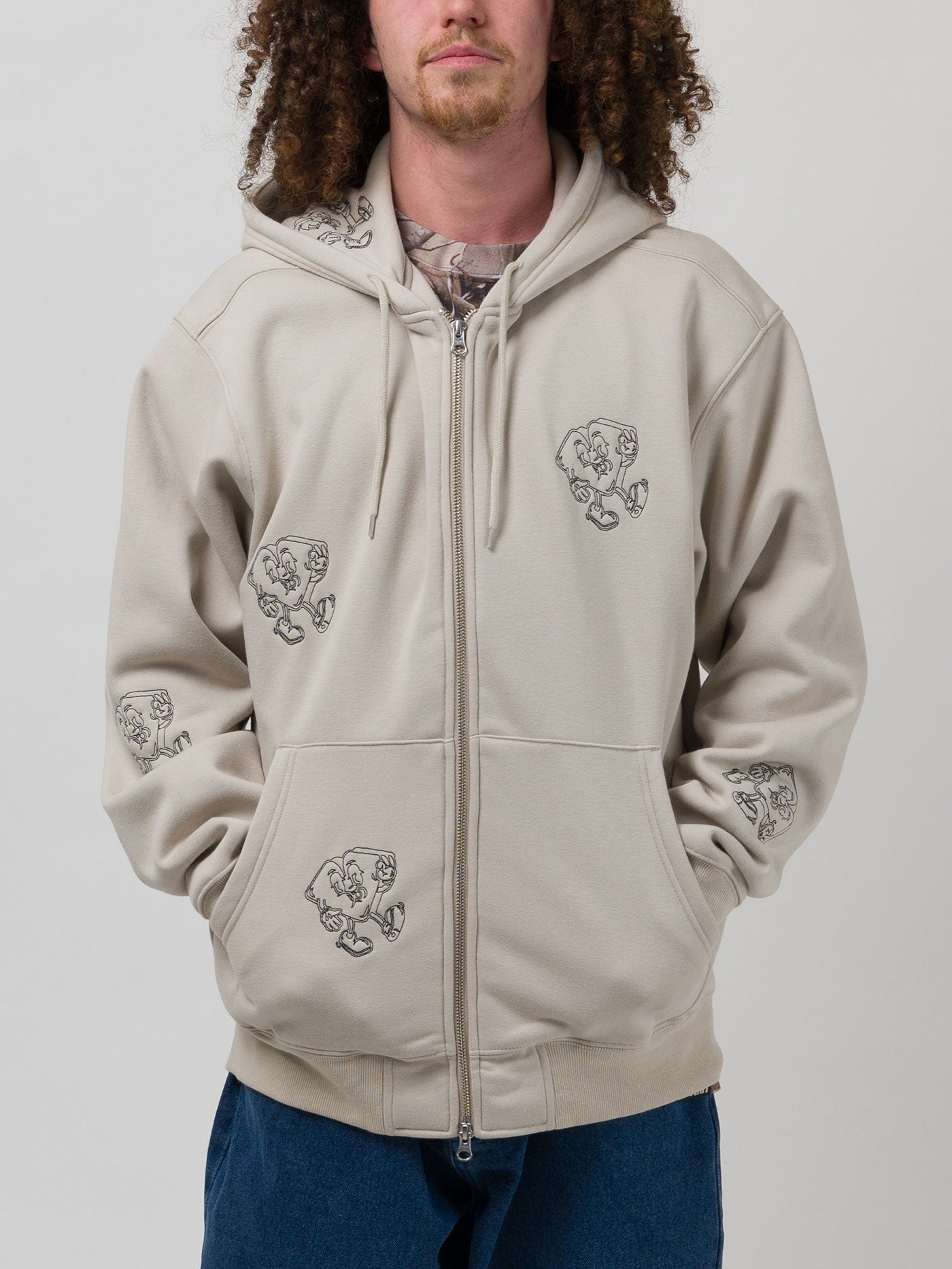トップス LIFE MANIA MENTAL SUPPORT ZIP HOODIE LIFEMANIA MENTAL SUPPORT ZIP HOODIE