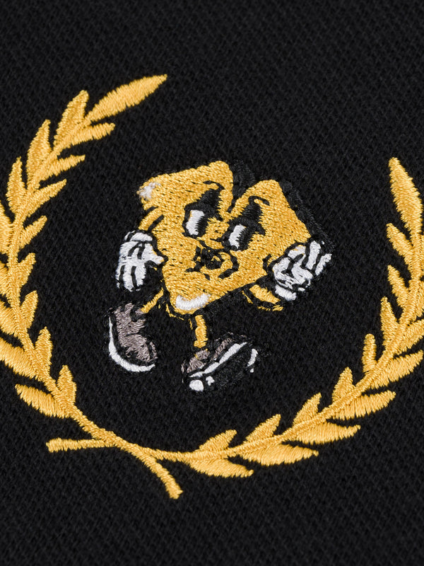 PRIVATE MEMBER L/S POLO | BLACK