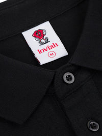 PRIVATE MEMBER L/S POLO | BLACK