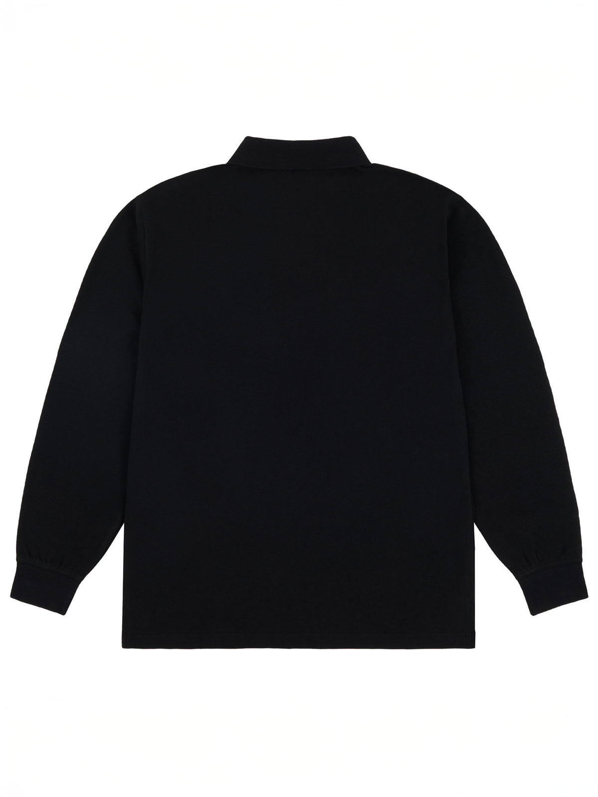 PRIVATE MEMBER L/S POLO | BLACK