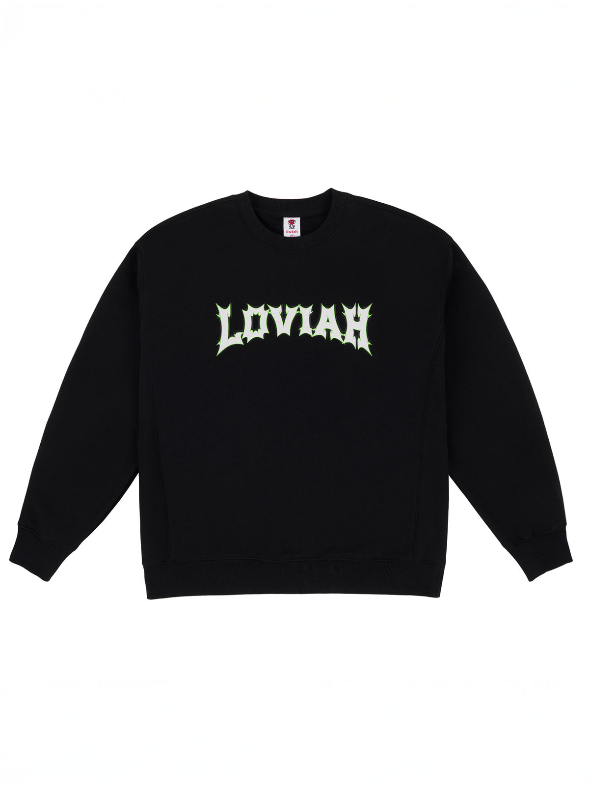 SPIKY CREWNECK | BLACK