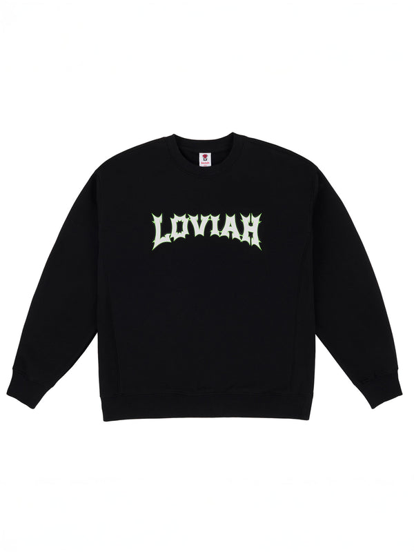 SPIKY CREWNECK | BLACK