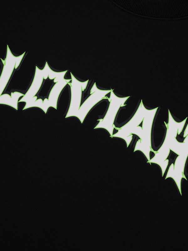 SPIKY CREWNECK | BLACK