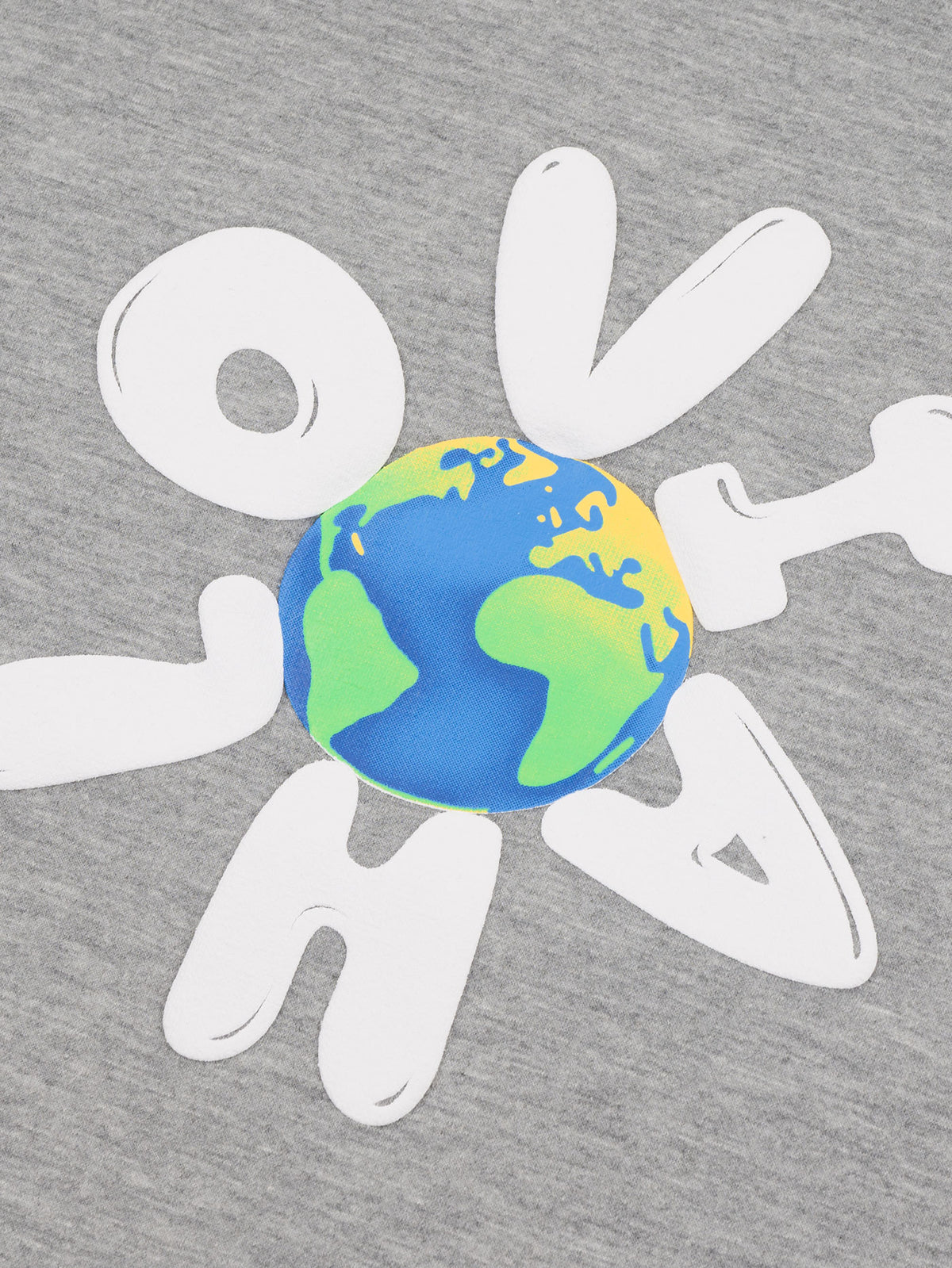 PLANET PUFF CREWNECK | HEATHER GREY