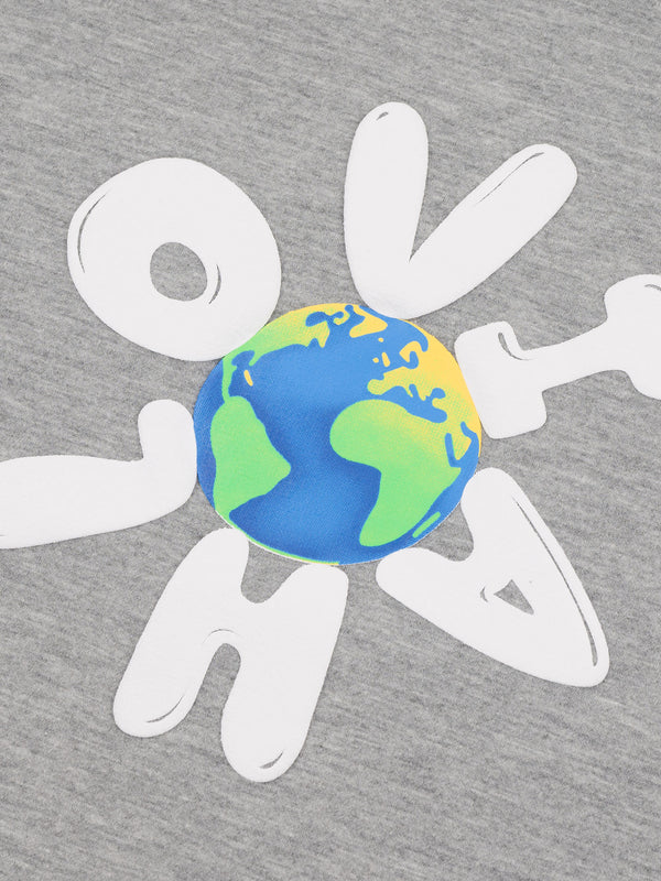 PLANET PUFF CREWNECK | HEATHER GREY