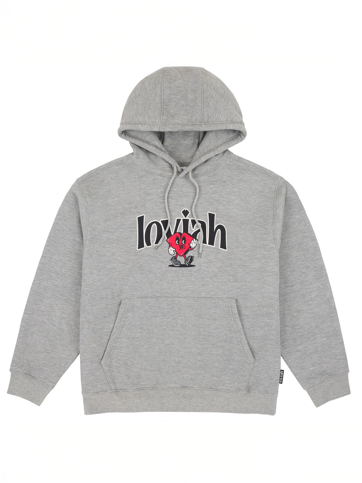 LOVIAH SK8 HOODIE | HEATHER GREY