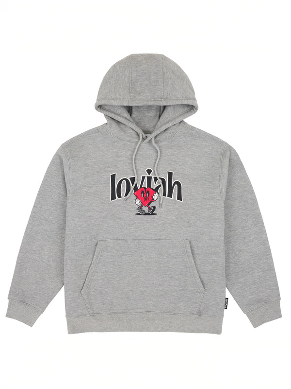 LOVIAH SK8 HOODIE | HEATHER GREY